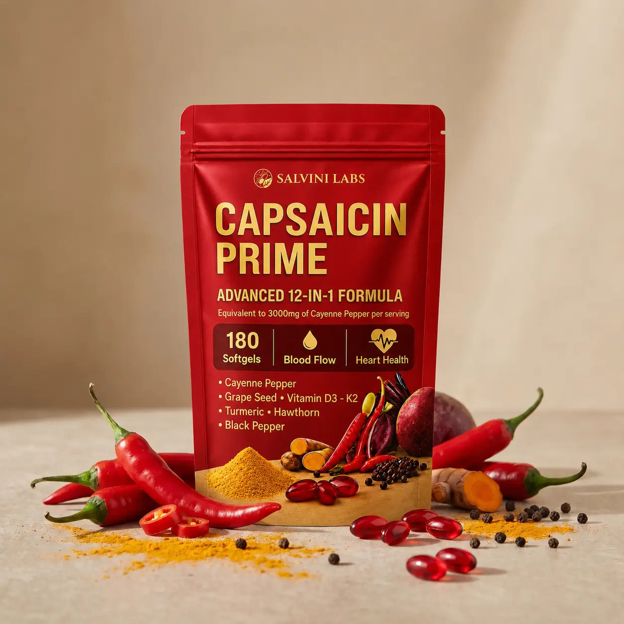 Capsaicin Prime Package Side