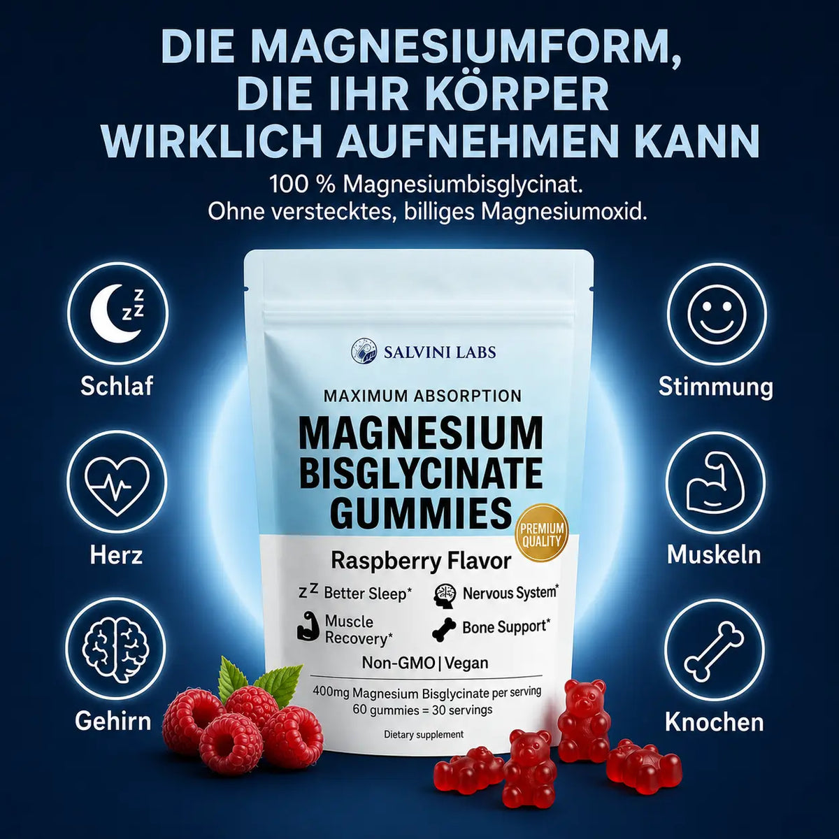 Salvini Labs - Magnesium Bisglycinate Gummies