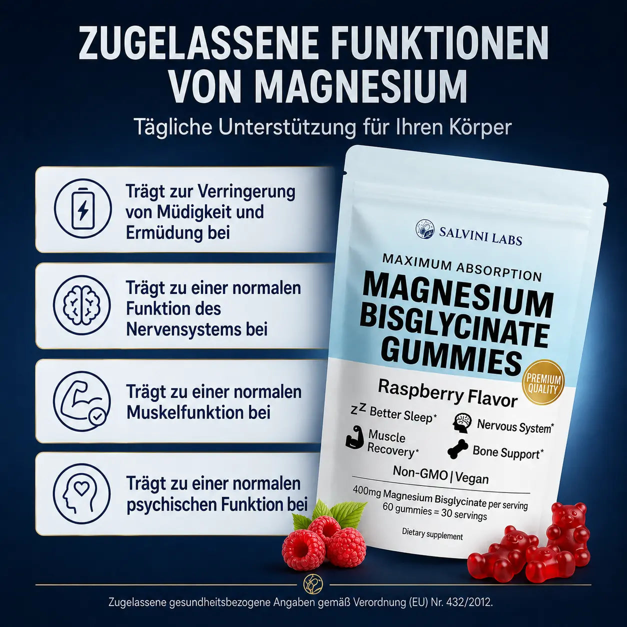 Salvini Labs - Magnesium Bisglycinate Gummies